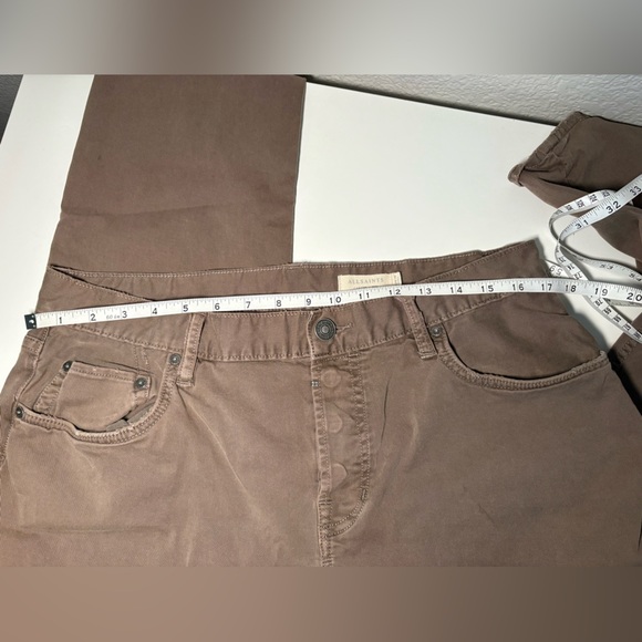 All Saints Carter Men's Brown Casual Pants - Picture 9 of 9